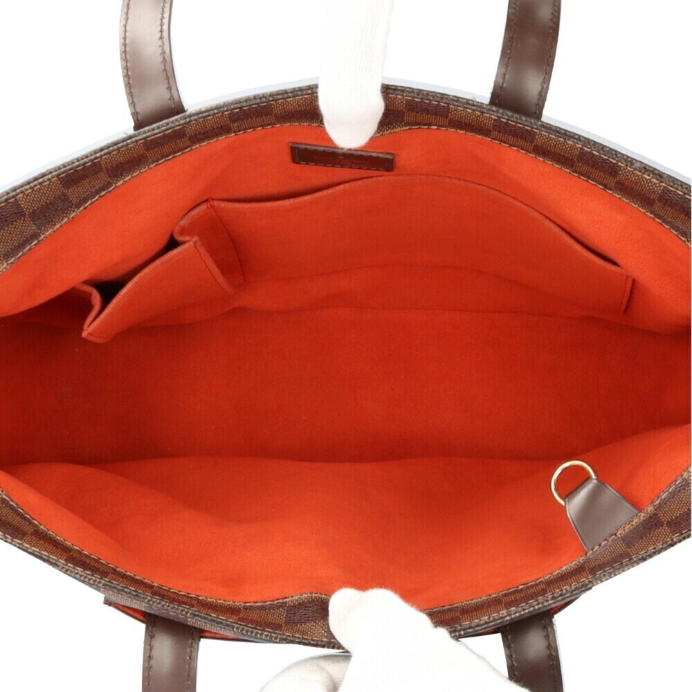 LOUIS VUITTON Brown Damier Canvas Tote Bag - Picture 6 of 11